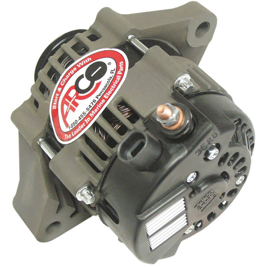 ARCO Marine Premium Replacement Outboard Alternator wMultiGroove Pulley  12V 50A 20850