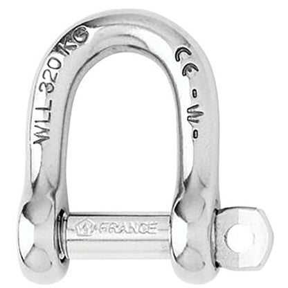 Wichard Not SelfLocking D Shackle  14mm Diameter  916 01207