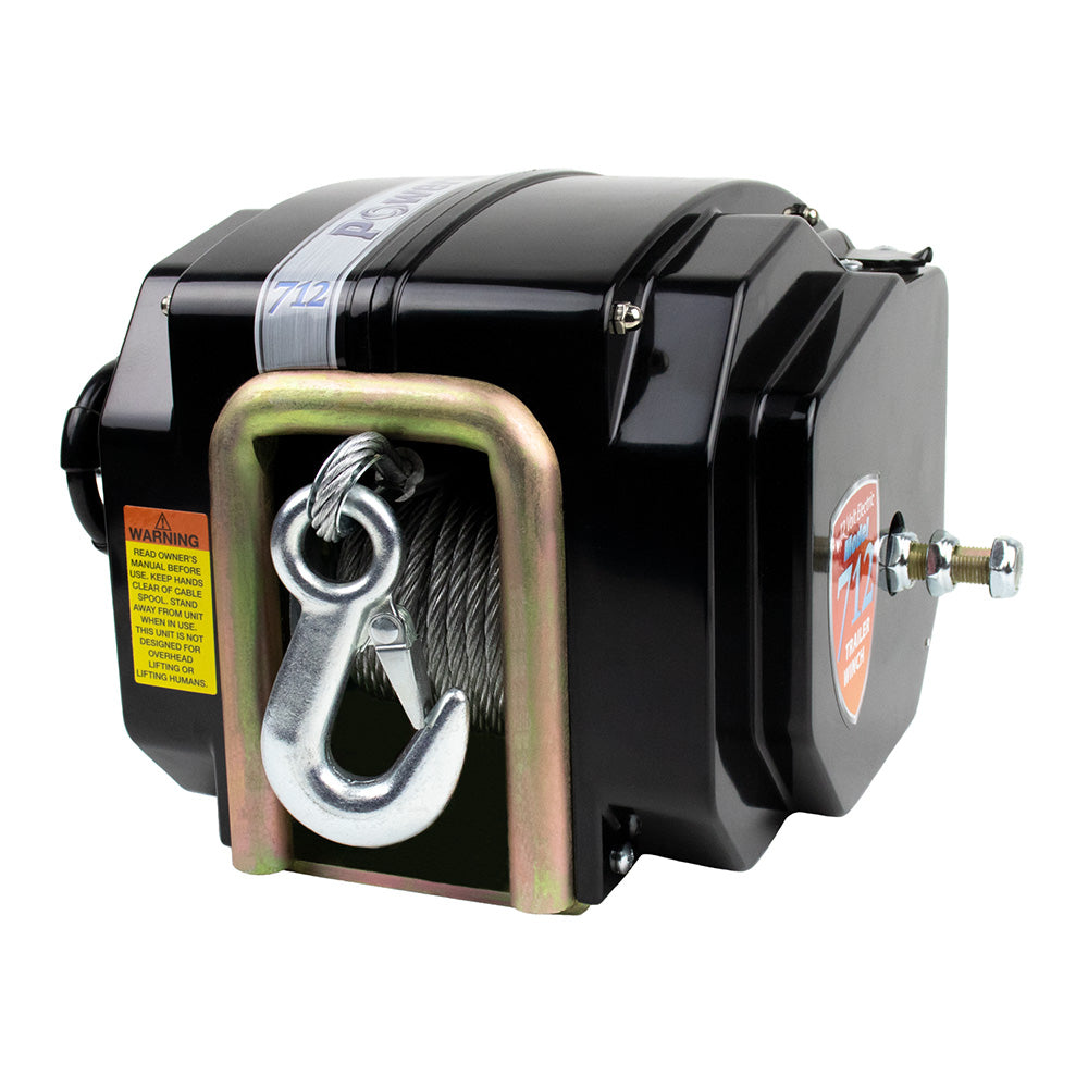 Powerwinch 712A Trailer Winch w20 Strap P77712S