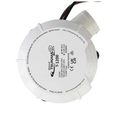 Attwood Tsunami MK2 Manual Bilge Pump  T1200  1200 GPH  12V 56127