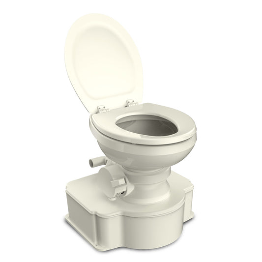 Dometic Bone M65 Marine Gravity Toilet  Elongated Seat Size wFoot Pedal 312500003