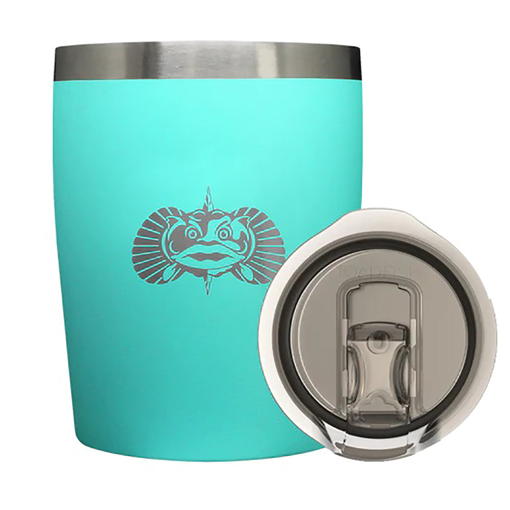 Toadfish NonTipping 10oz Rocks Tumbler  Teal 1075