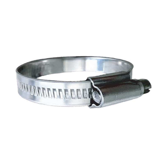 Trident Marine 316 SS NonPerforated Worm Gear Hose Clamp  1532 Band  2  2916 Clamping Range  10Pack  SAE Size 32 7102001
