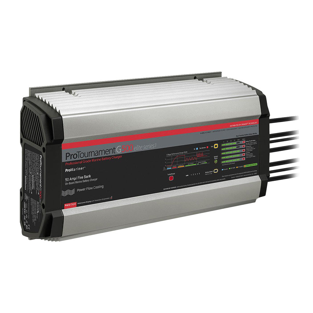 ProMariner ProTournamentelite 500 Battery Charger  5 Bank  GlobalCZone 55505