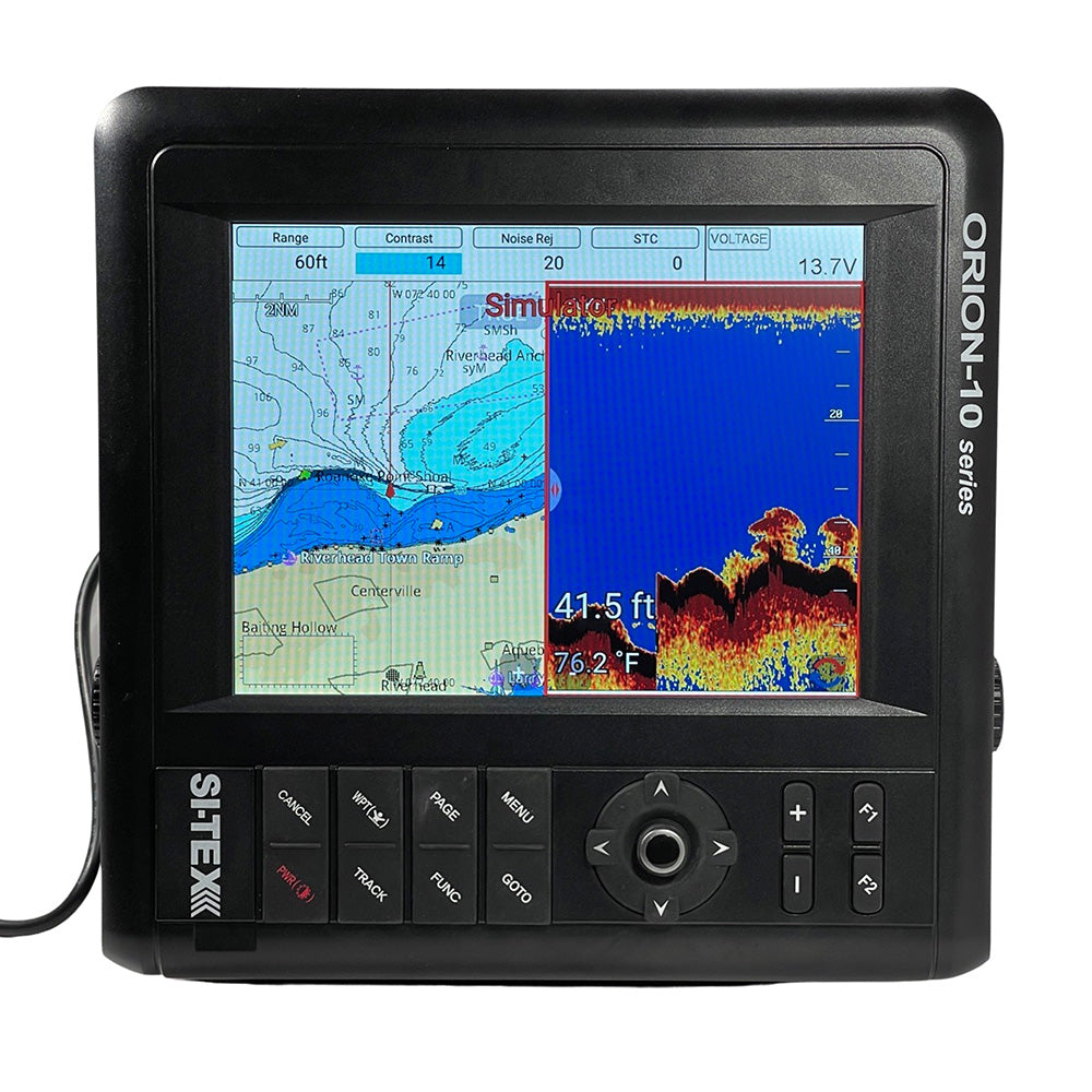 SITEX 10 Chartplotter System wInternal GPS  CMAP 4D Card ORIONC