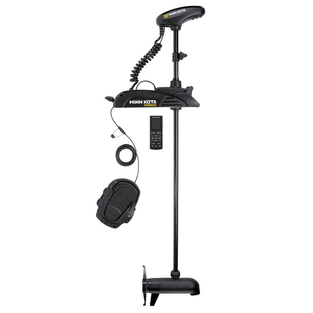 Minn Kota Terrova 80 Trolling Motor wWireless Remote  Dual Spectrum CHIRP  24V  80LB  45 1358381