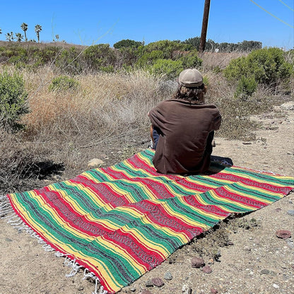 Rasta Mexican Falsa Yoga Blanket