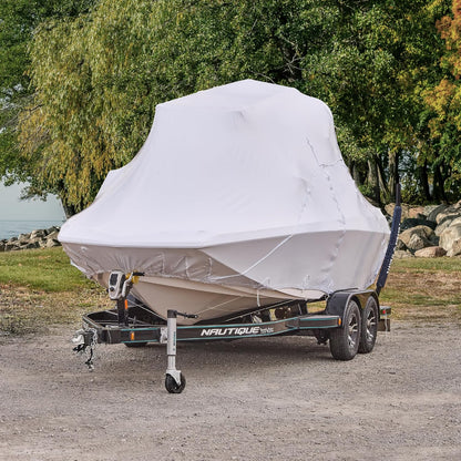 Shrink wrap over tower V-Bow 21'-23'