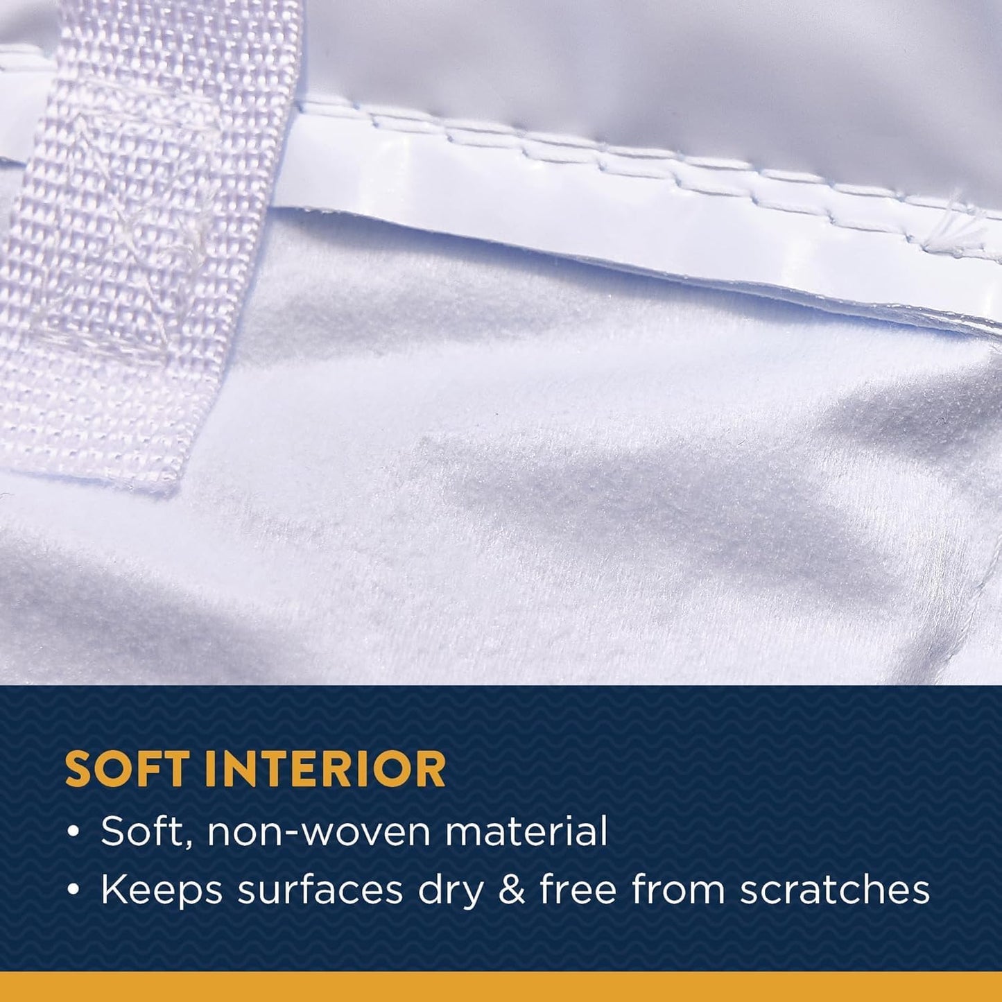 Shrink wrap over tower Pickle fork or wide bow 21'-23'