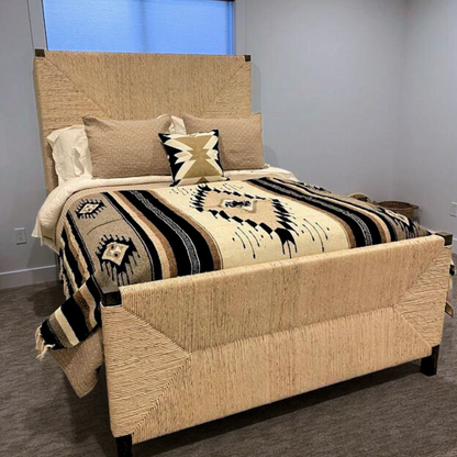 Brown Wool Mexican Blanket - PRE ORDER 6/28