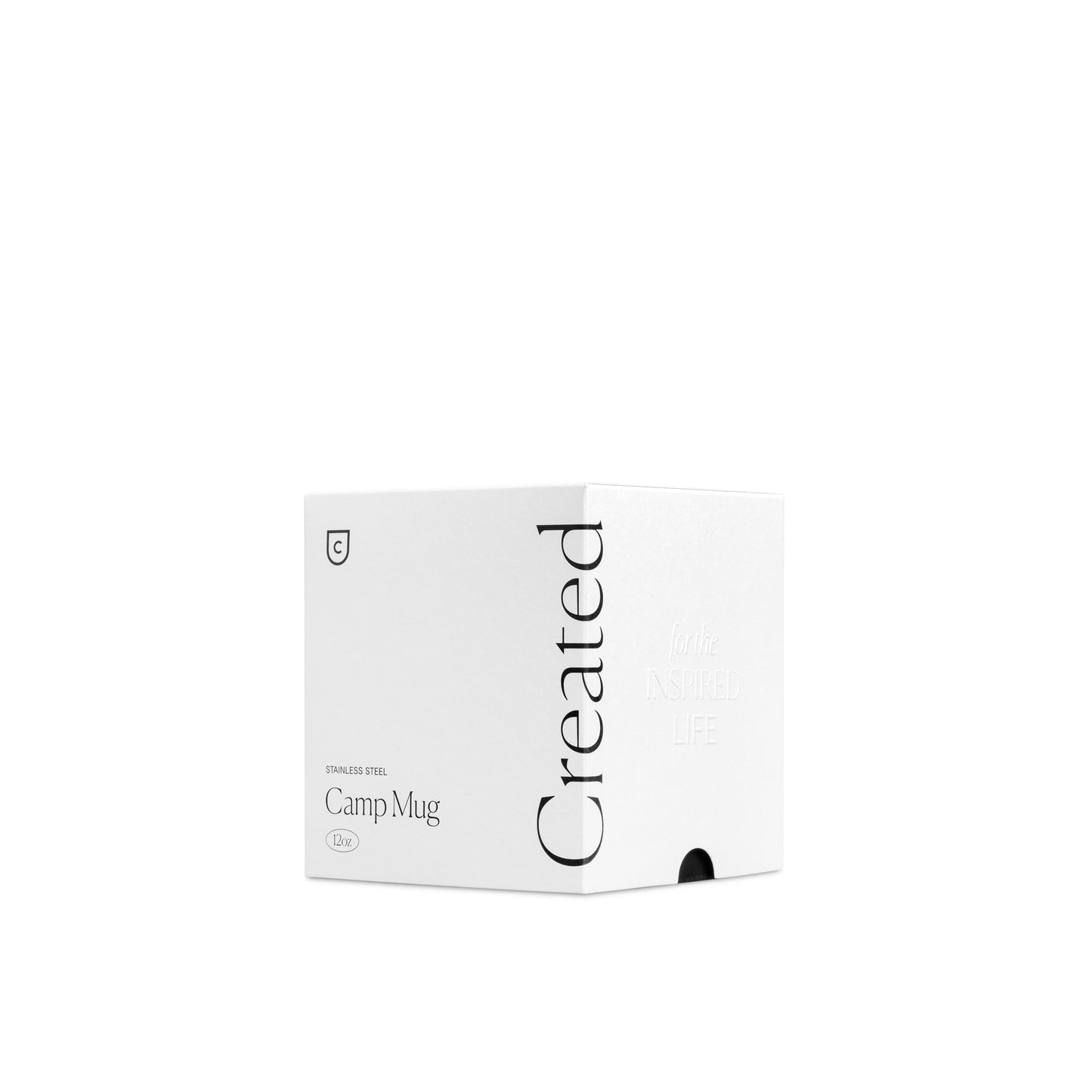 12oz Camp Mug - White