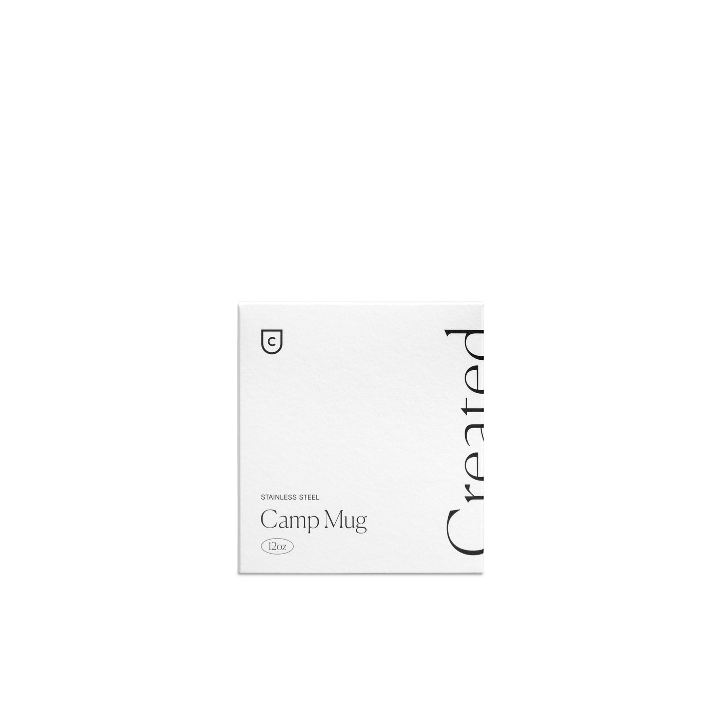 12oz Camp Mug - White