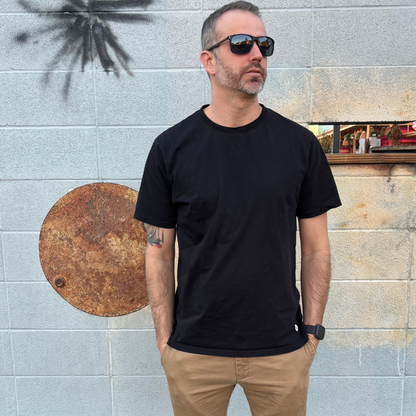 Men's Organic Crew Neck Tee Shirt - Neutral 6 Pack