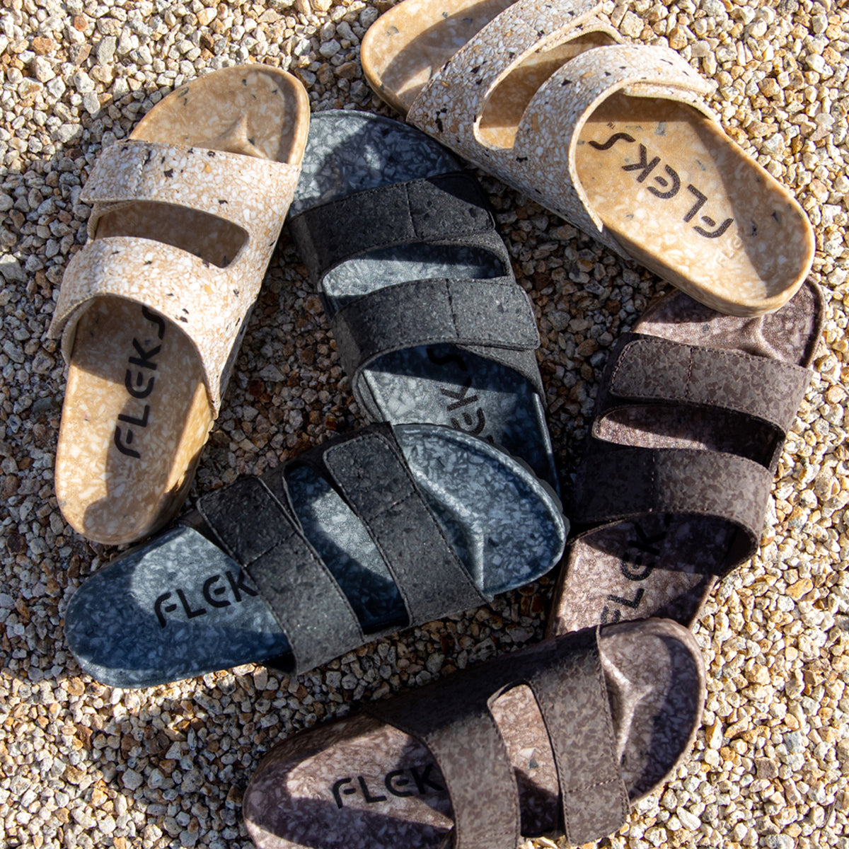 Riviera Sandal Fleks On Fleks - Stormy Sea