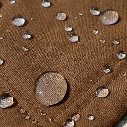 Wool Canvas Camping Blanket - Waxed Canvas Outdoor Blanket / Bushcraft Blanket
