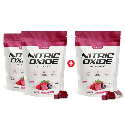 Nitric Oxide Beet Chews - Buy 2, Get 1 Free!