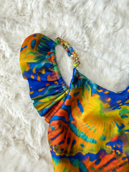 Luna Children's One-Piece Swimsuit - Roatán Reef