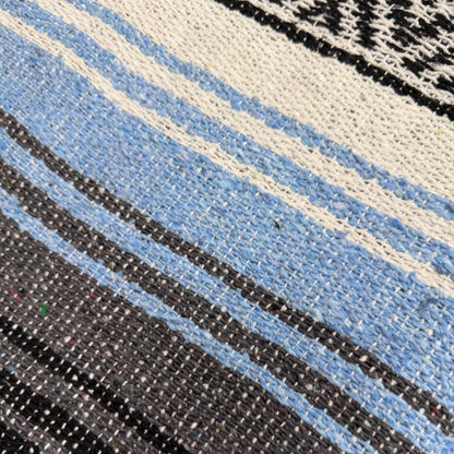 Light Blue Mexican Falsa Blanket | Bulk Savings