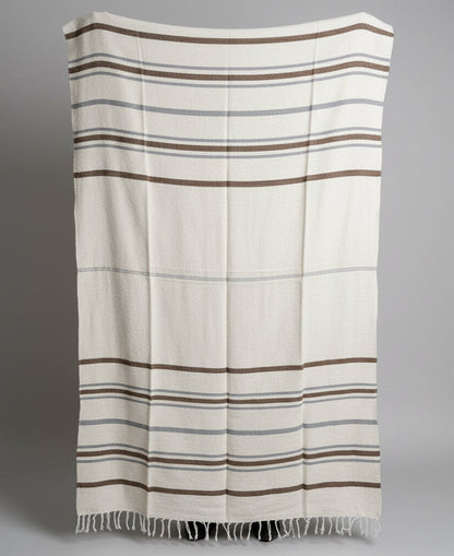 La Calma Striped Mexican blanket