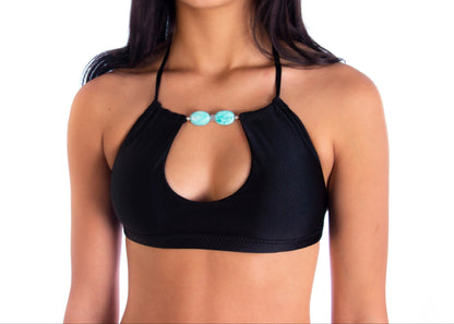 Maldives Bikini Top - Black