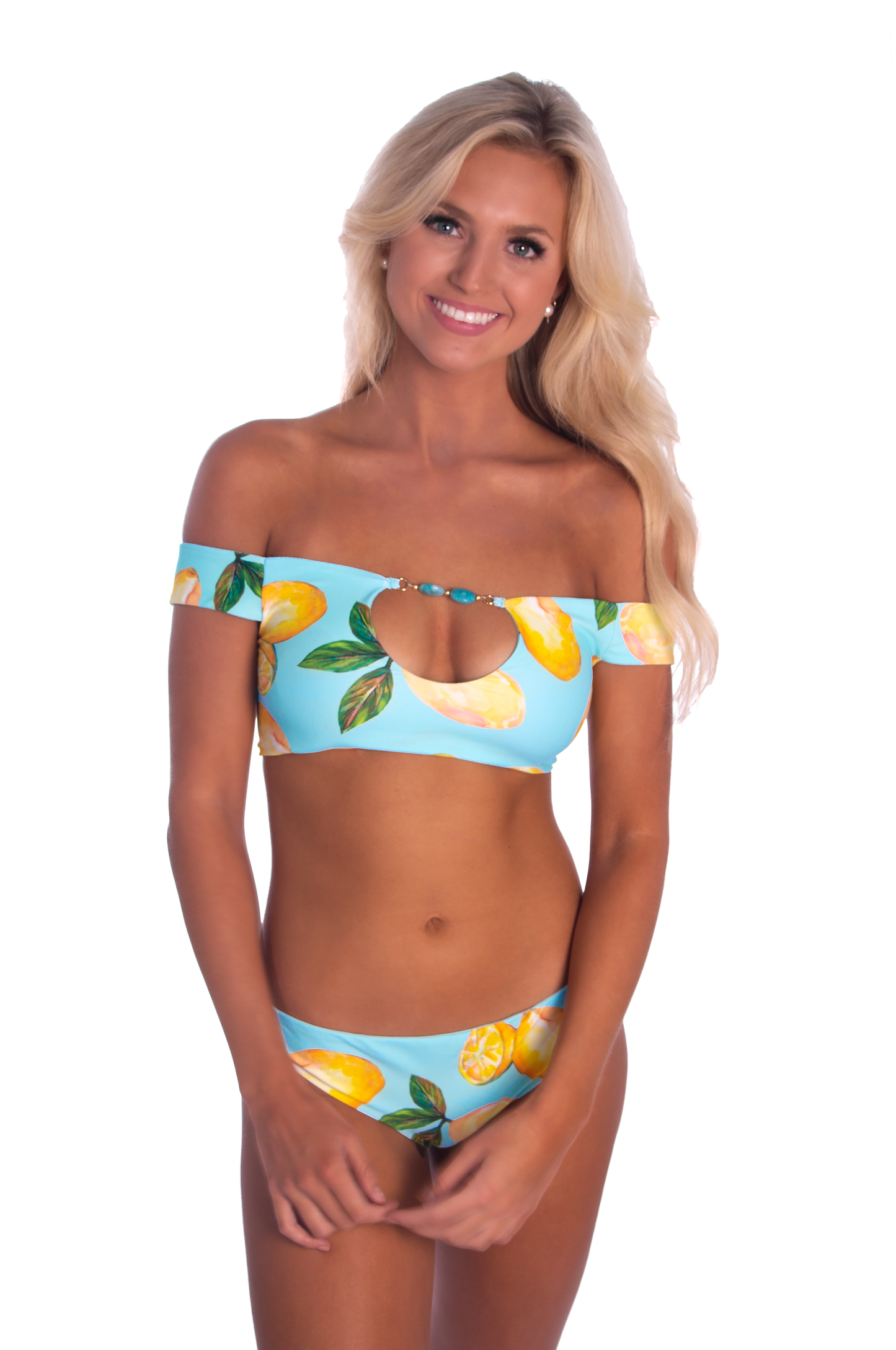 Exuma Bikini Bottom - Baby Blue When Life Gives You Lemons