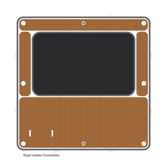 NIXY 10' x 10' Floating Deck & Hammock