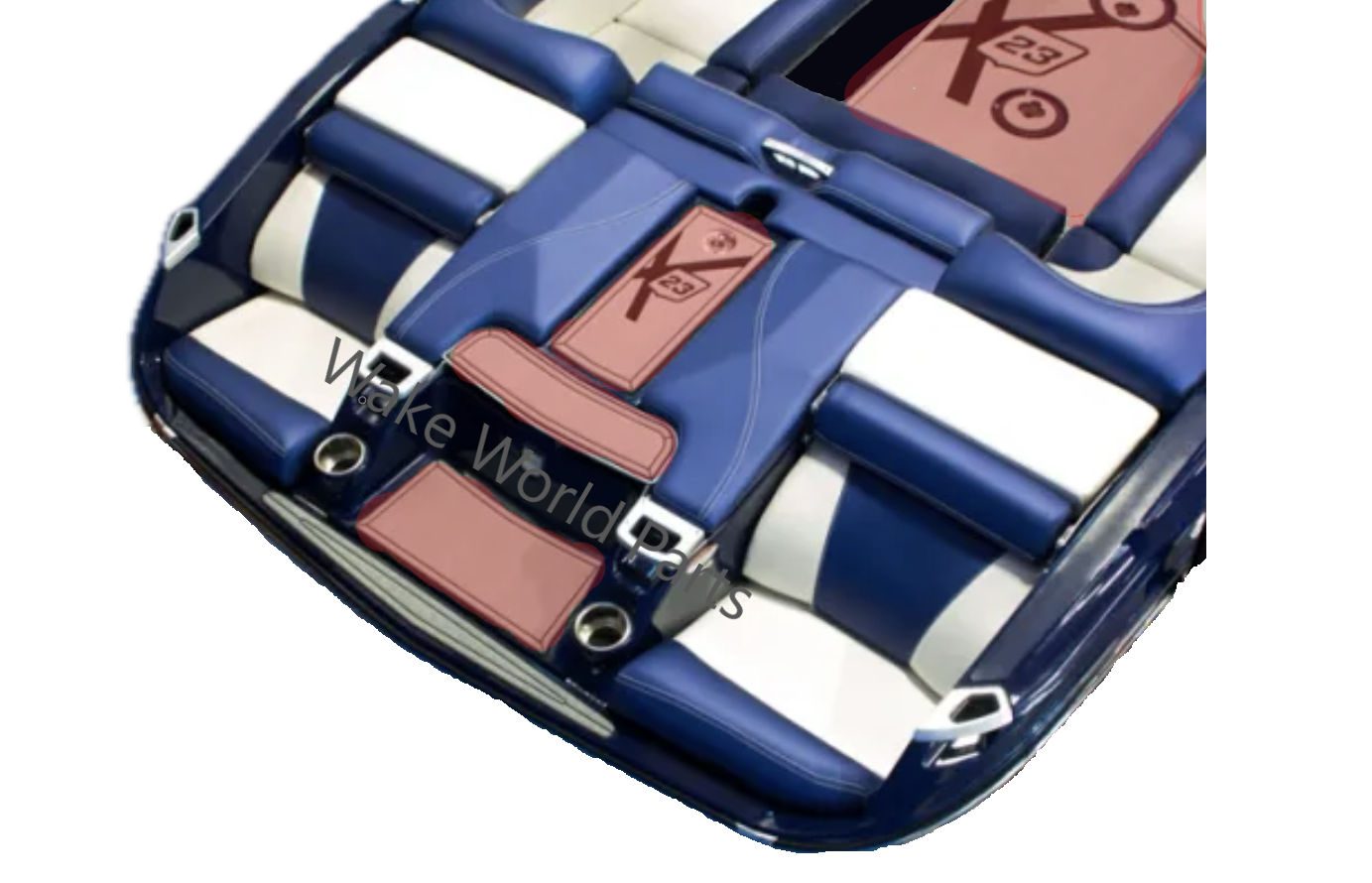 MasterCraft SeaDek step pad TRANSOM STEP LOWER CENT GRAY X23 '16