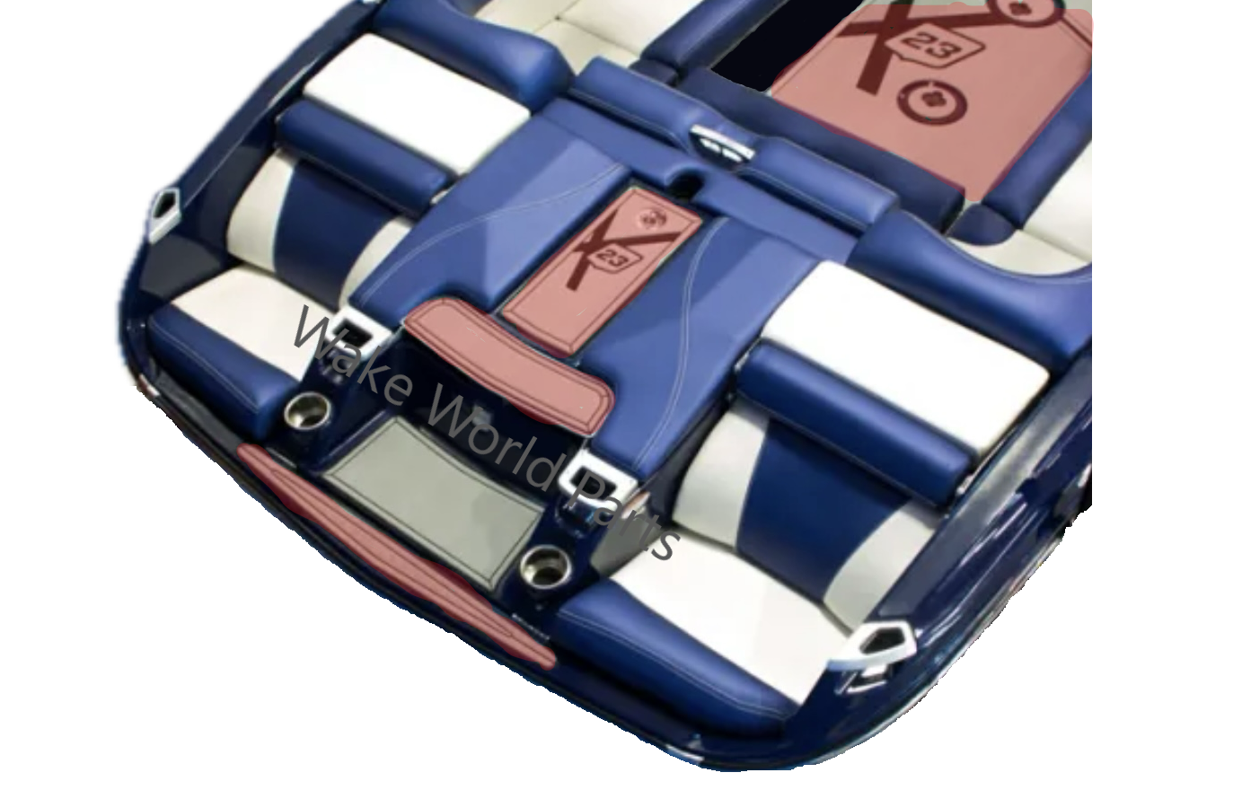 MasterCraft SeaDek step pad TRANSOM STEP UPPER CENT GRAY X23 '16