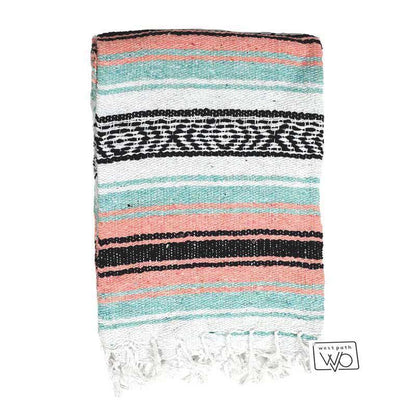 Mint & Peach Falsa Blanket