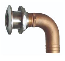 3/4" SS Thru Hull with Bronze Hose Connection (O4704)
