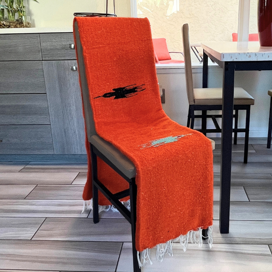 Tangerine Orange Baja Thunderbird Blanket