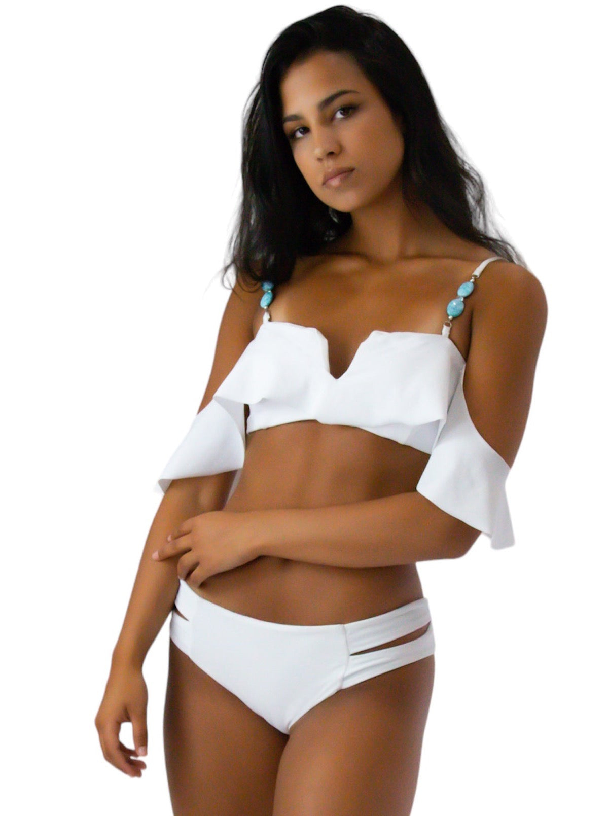 Signature Castaway Bikini Top - Arctic White