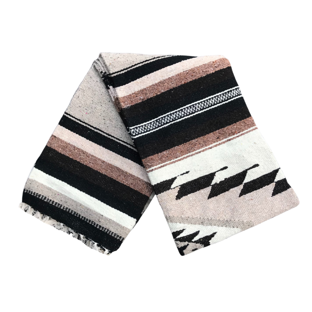 Brown Wool Mexican Blanket - PRE ORDER 6/28