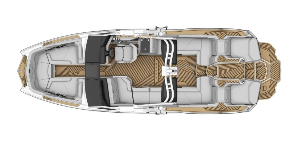 MasterCraft X-STAR Seadek 23 PAD - COCKPIT FLOORING DUNE OVER CAPPUCCINO 2025