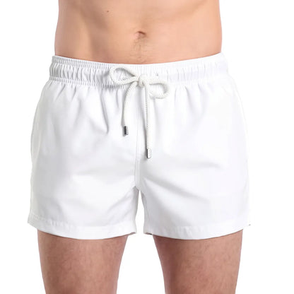 Men’s Premium Compression-Lined Hybrid Shorts – Arctic White