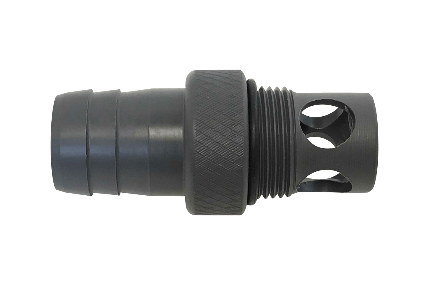 1" Barbed/Suction Stop Sac Valve Threads Fitting (W733-SS)