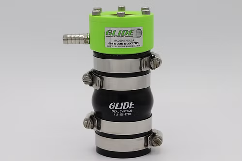 GLAND-DRIPLESS 1.125"X 2" 90 W/2"X 4"HOSE 200210