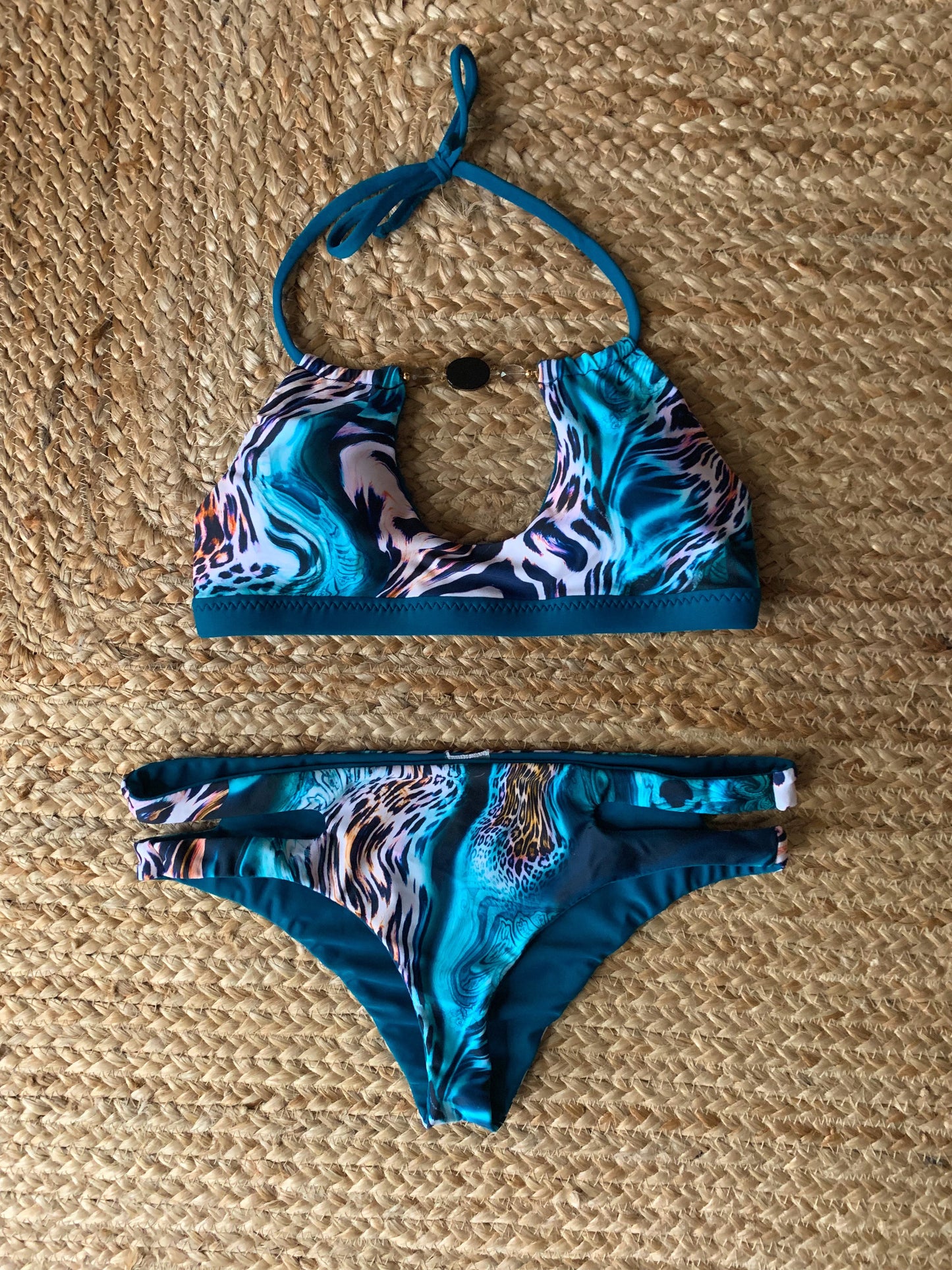 Maldives Bikini Top - Barbados Blues