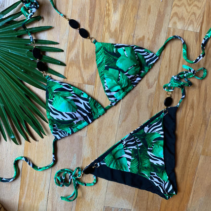 Bermuda Triangle Bikini Top - Welcome To The Jungle