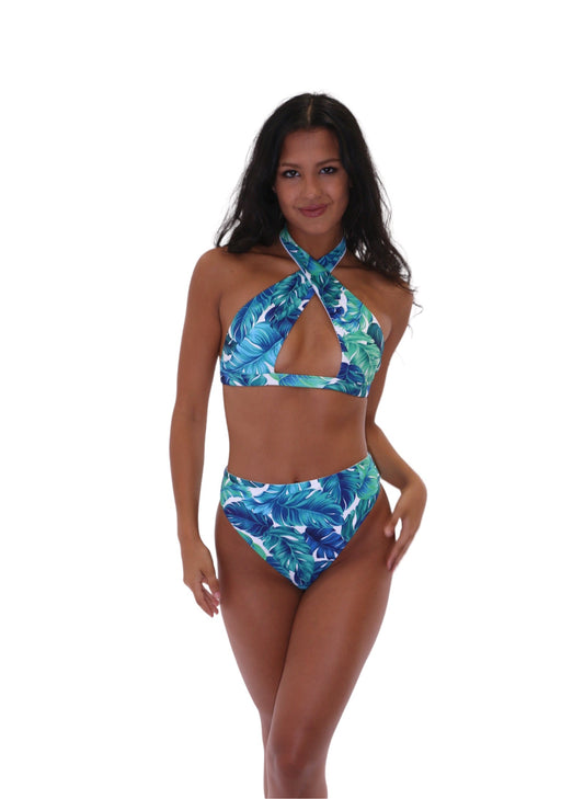 Tamarindo Bikini Top - Honolulu Palm