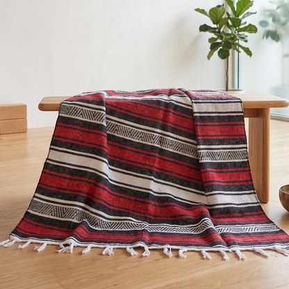 Eco Soft XL Falsa Blanket| Red + Black