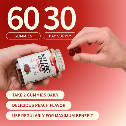Nitric Oxide Gummies - Peach Flavor