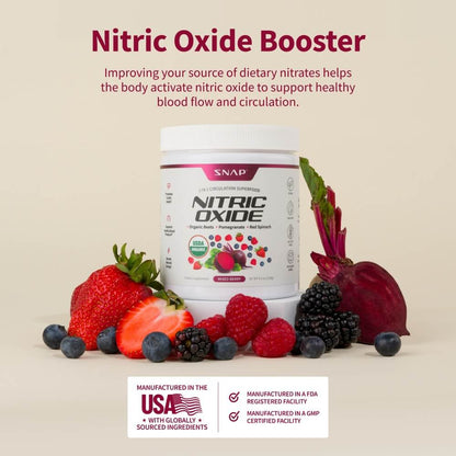Nitric Oxide Organic Beets - Original Berry Flavor - 3 Month Supply