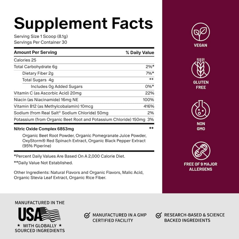 Nitric Oxide Beets (Berry Flavor)- Buy 3, Get 2 FREE!