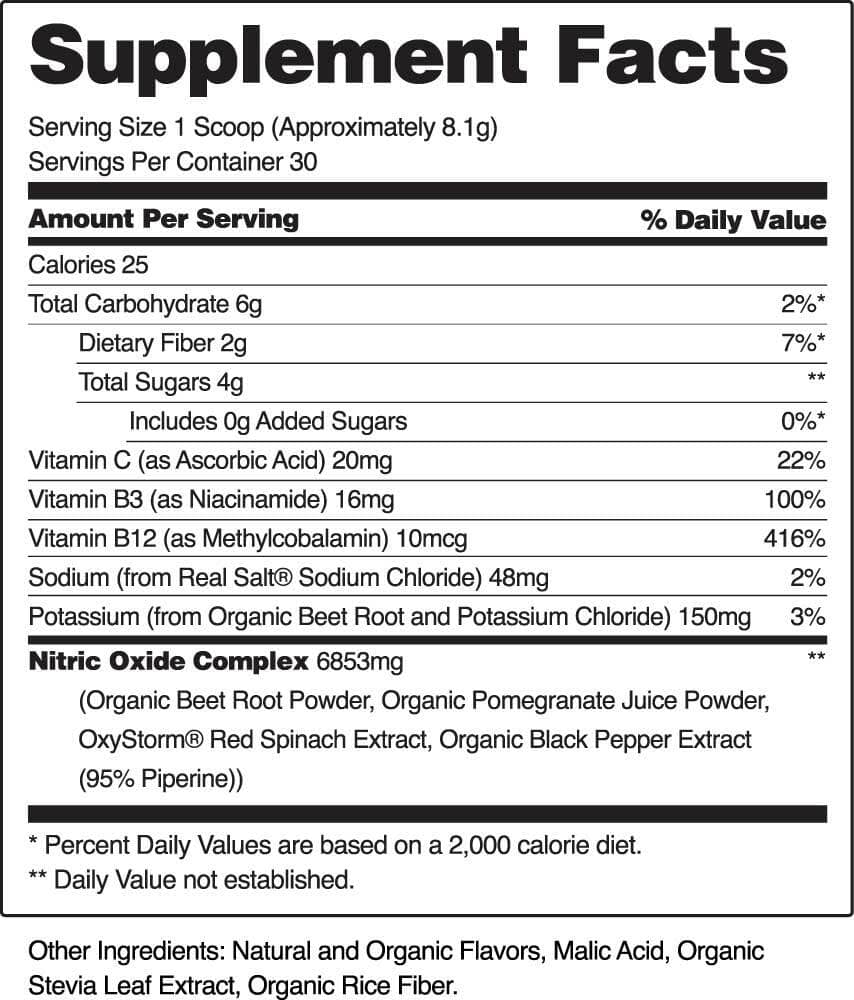 Nitric Oxide Organic Beets - Buy 2, Get 1 FREE!