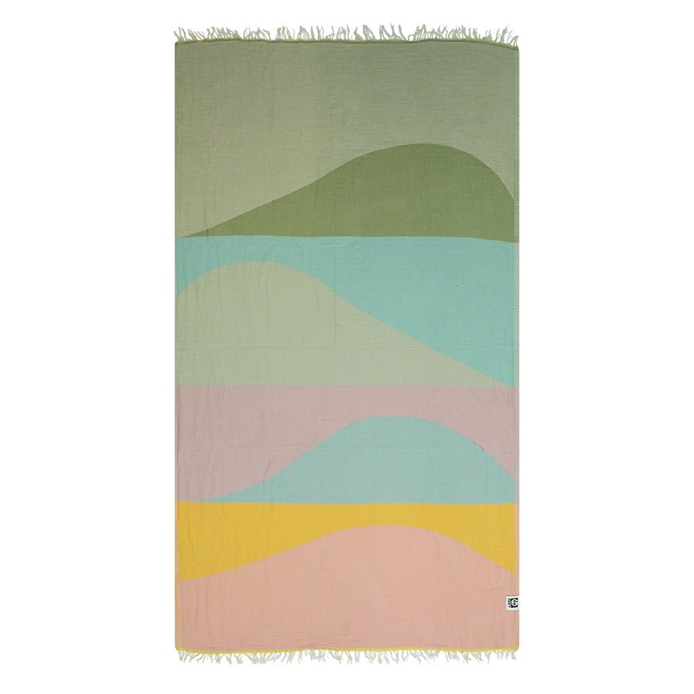 Waves - Turkish Beach Towel