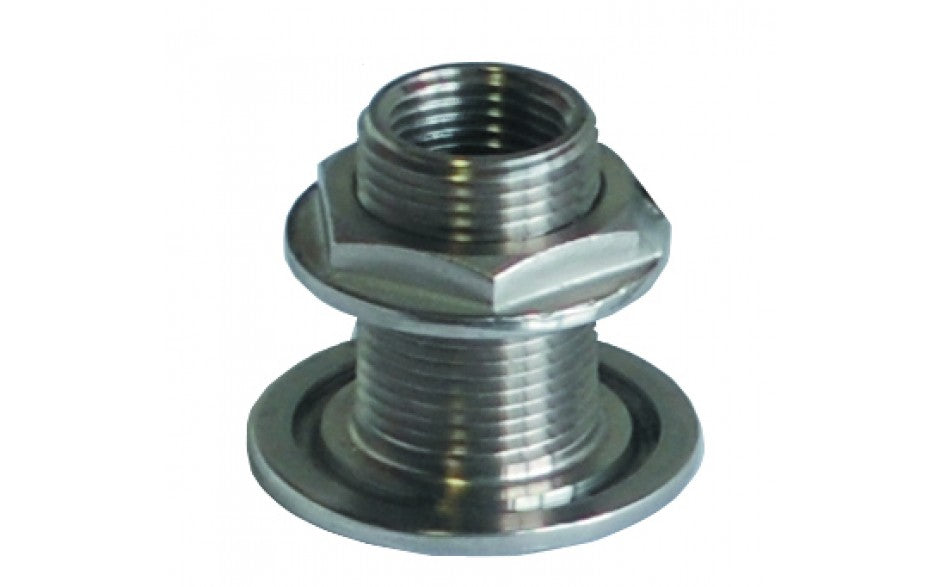 3/4" Bulkhead 316 SS Fitting with Nut (O4726)