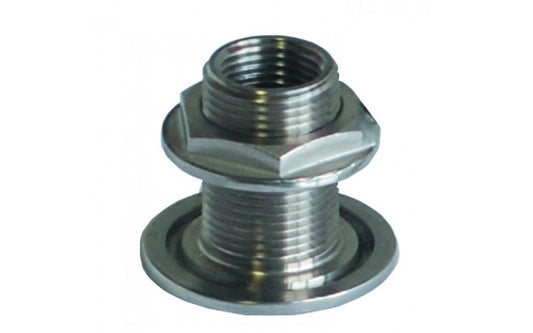 3/4" Bulkhead 316 SS Fitting with Nut (O4726)