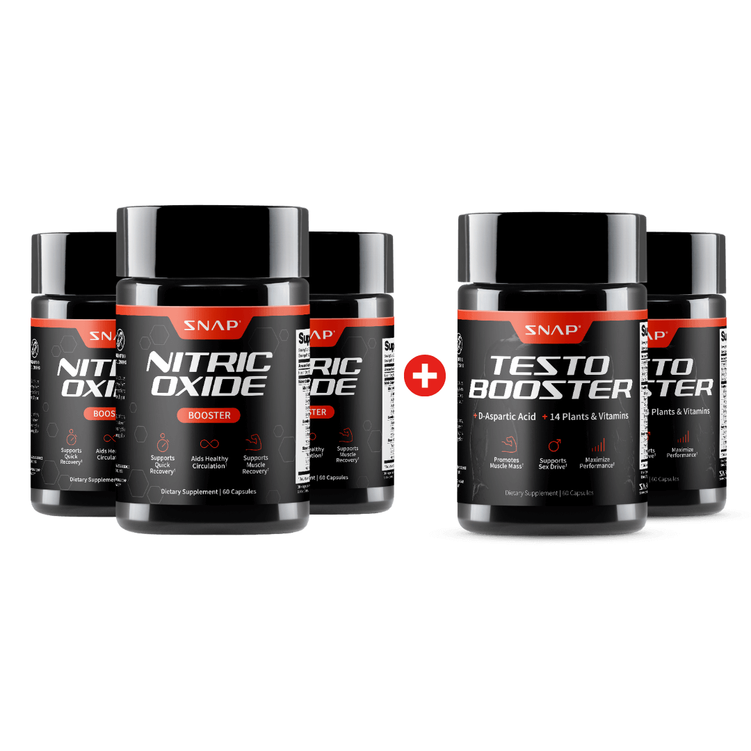 Ultimate Nitric Oxide + Testo Booster Bundle - Buy 3, Get 2