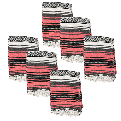 Pink Mexican Falsa Blankets | Bulk Savings